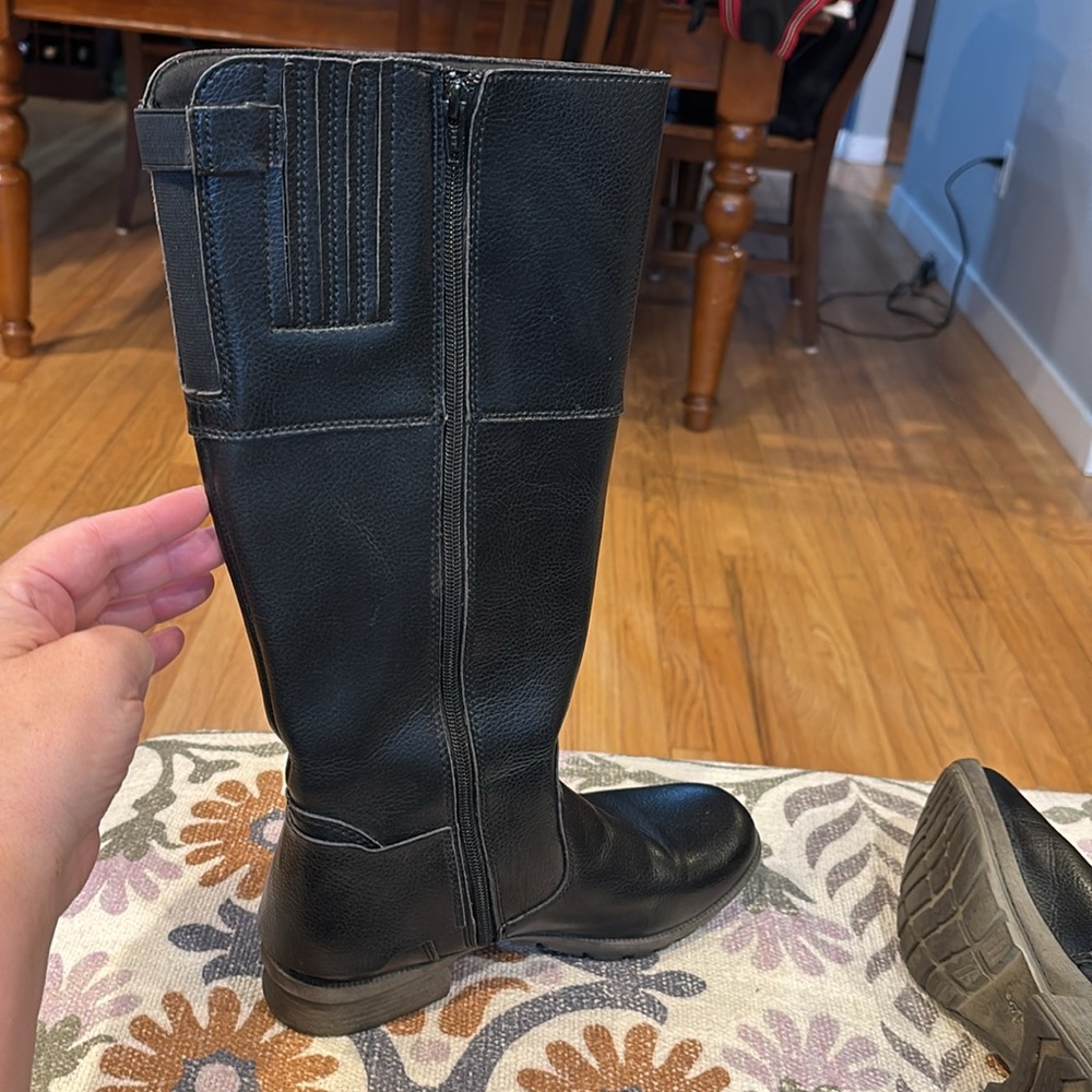 Clarks Riddle Phrase Riding Boots - Picture 6 of 8